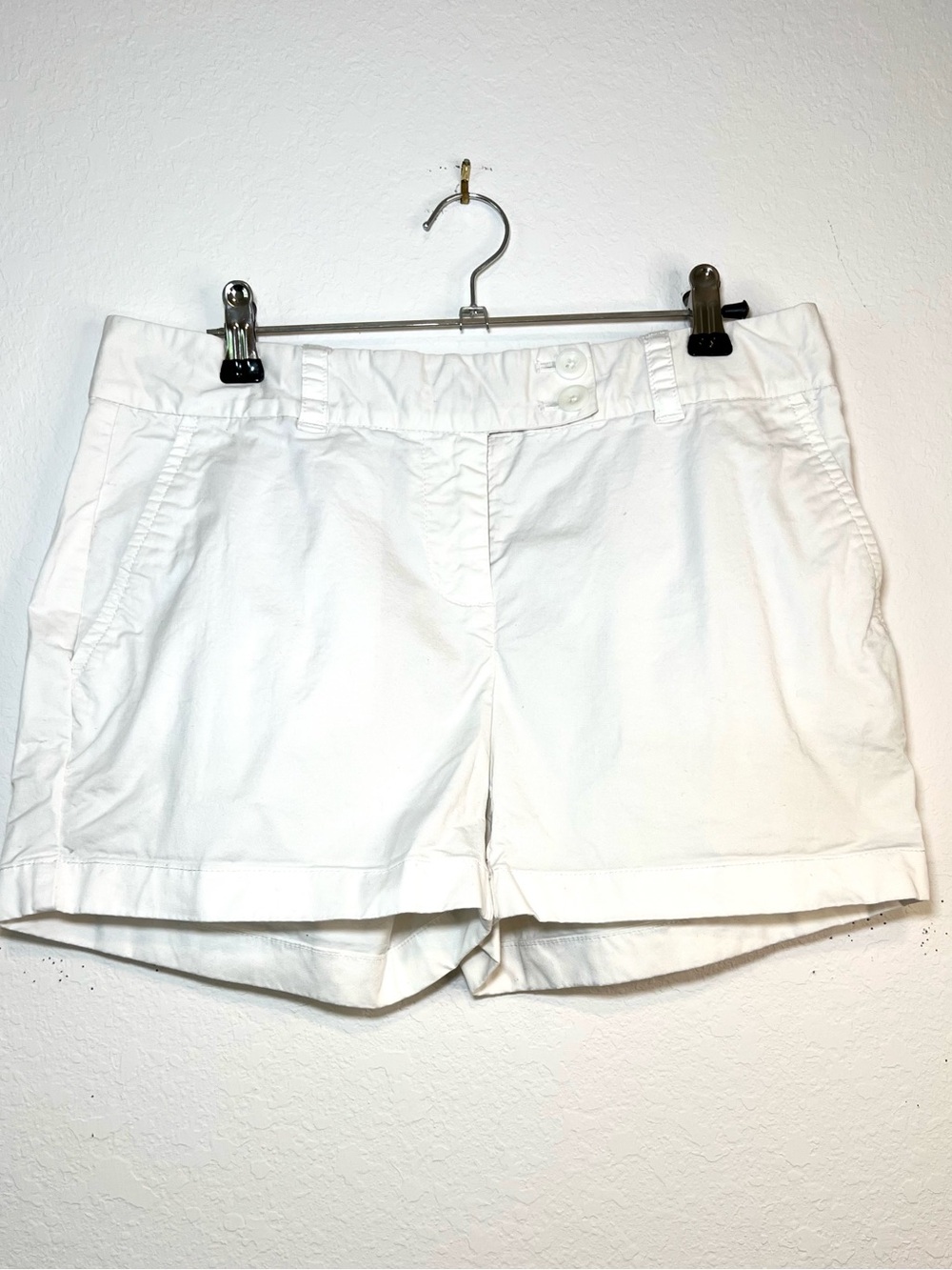 Vineyard Vines Women's White Cotton Every Day Shorts Size 0
